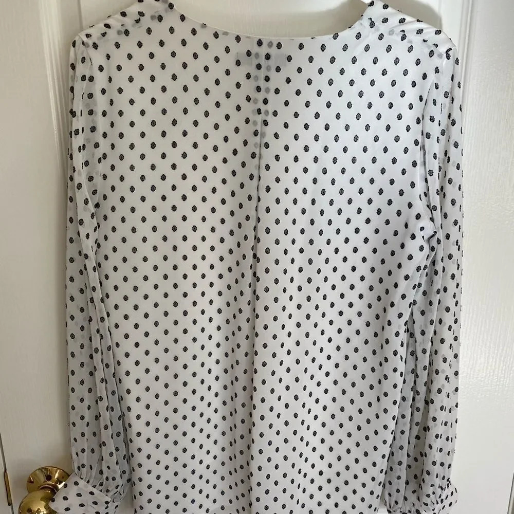 Banana Republic Women’s Polka Dot Blouse - Picture 9 of 10